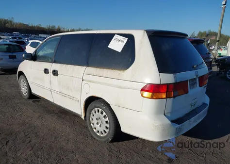 2002 Honda Odyssey Lx из США, поврежденный, VIN 2HKRL18572H509884